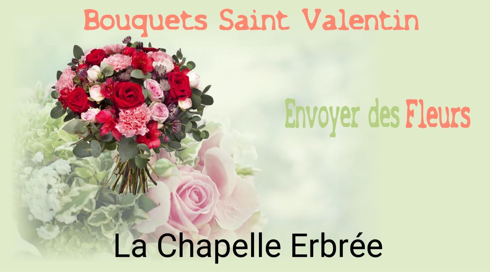 Roses de Saint-Valentin livrées à La Chapelle-Erbrée